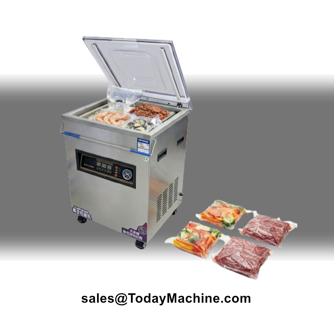 Food Vacuum Sealer Machine - コーヒー粉用、食品用、縦型、外部真空パックシーラー、包装機