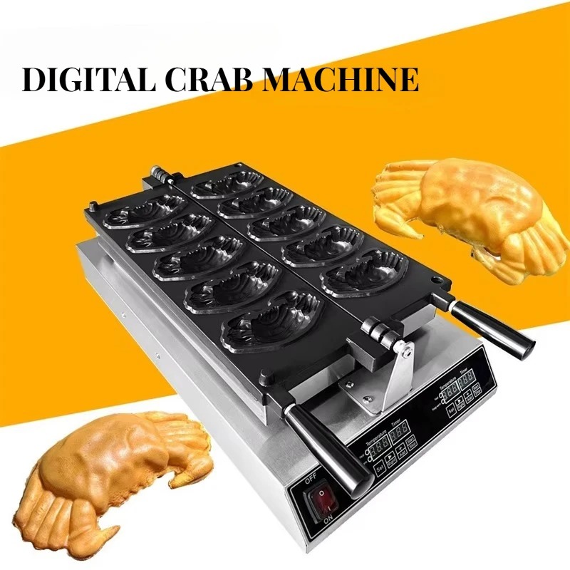 【人気】ミニカニワッフルメーカー 110V220V 電気どら - Mini Waffle Maker Machine のレビューと価格